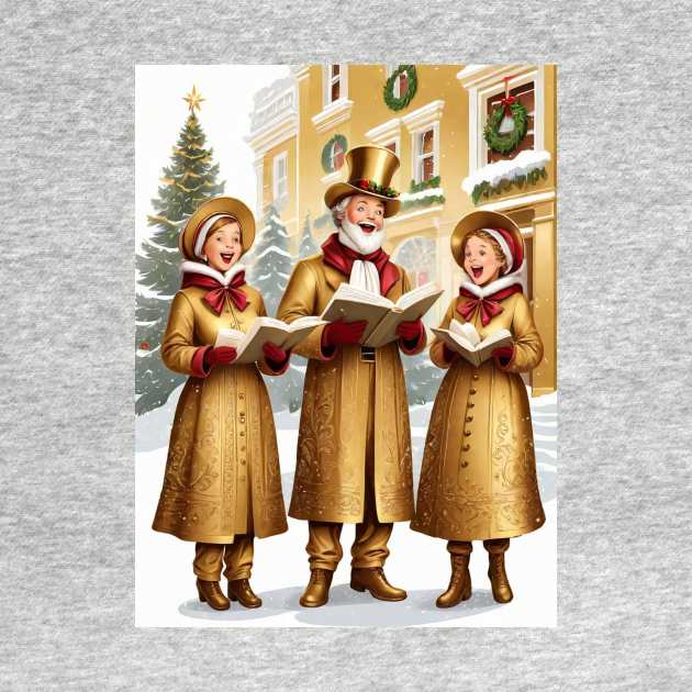 Christmas Carolers by likbatonboot